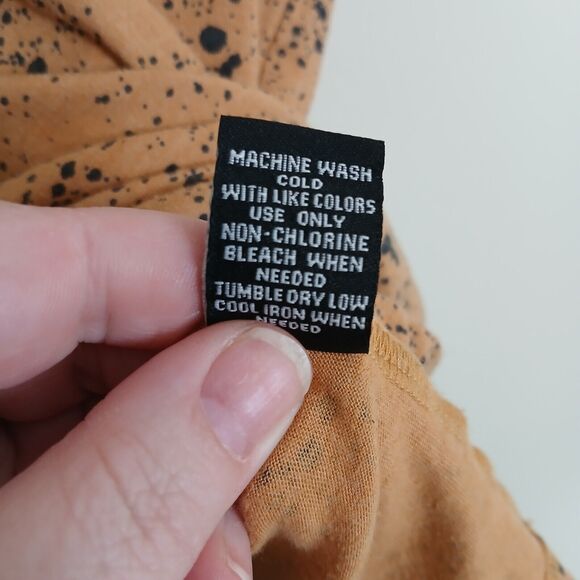 Five Points Industry T-Shirt Men Large Splatter Print Streetwear Urban Grunge - Picture 5 of 10